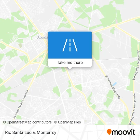 Río Santa Lucía map