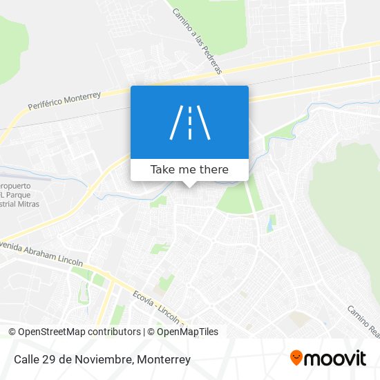 Mapa de Calle 29 de Noviembre