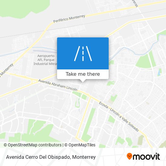 Avenida Cerro Del Obispado map