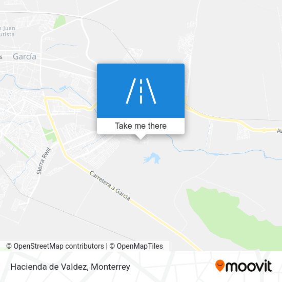 Mapa de Hacienda de Valdez