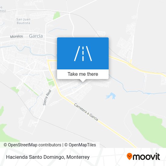 Hacienda Santo Domingo map