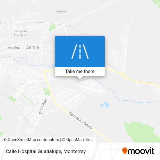 Mapa de Calle Hospital Guadalupe