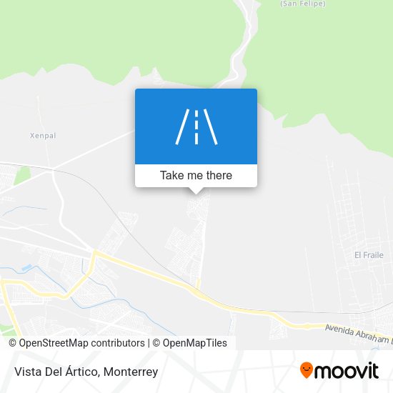 Vista Del Ártico map