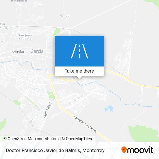 Doctor Francisco Javier de Balmís map