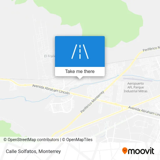 Mapa de Calle Solfatos