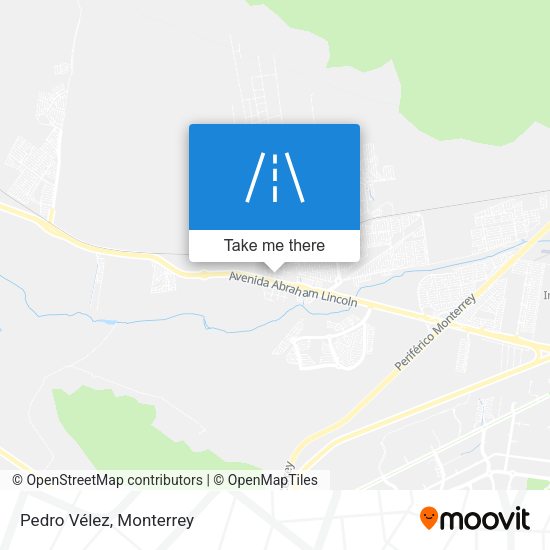 Mapa de Pedro Vélez