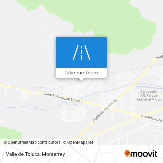 Mapa de Valle de Toluca