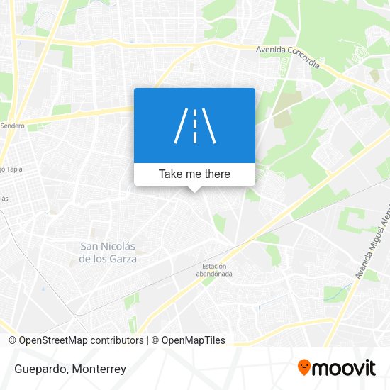 Mapa de Guepardo