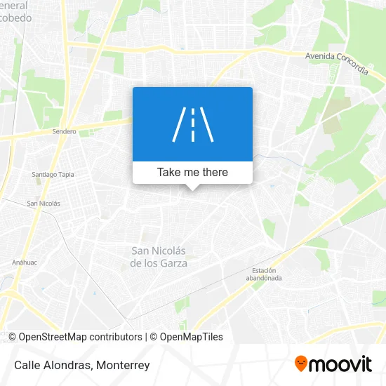 Mapa de Calle Alondras
