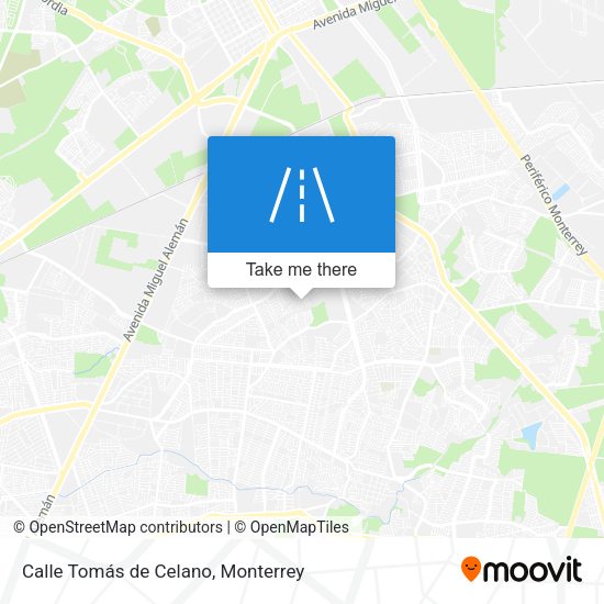 Mapa de Calle Tomás de Celano