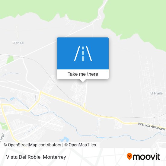 Mapa de Vista Del Roble