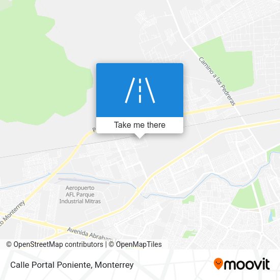 Calle Portal Poniente map