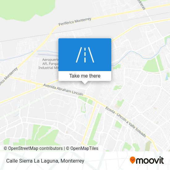 Calle Sierra La Laguna map