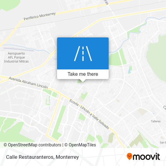 Calle Restauranteros map
