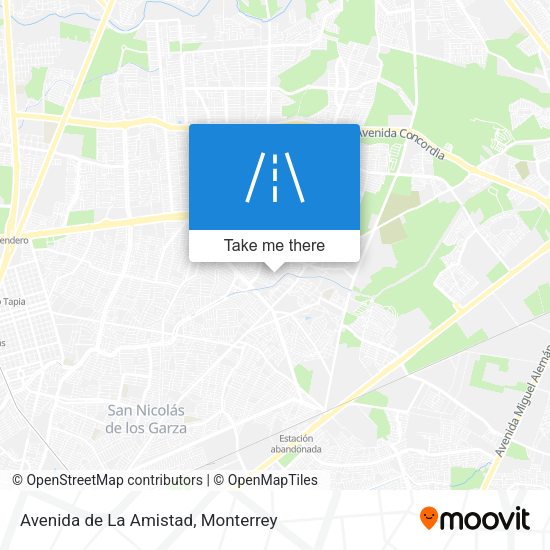 Avenida de La Amistad map