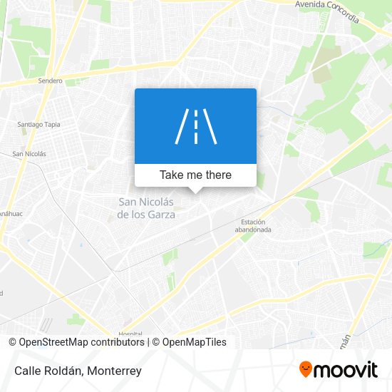 Mapa de Calle Roldán