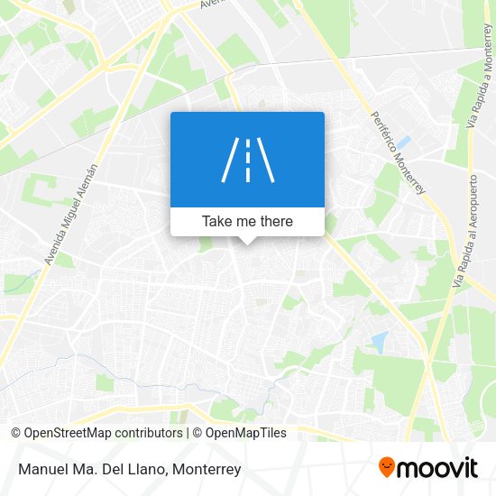 Manuel Ma. Del Llano map