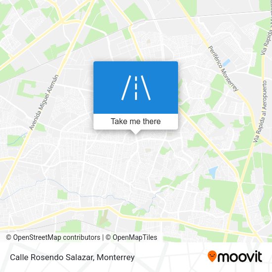 Mapa de Calle Rosendo Salazar