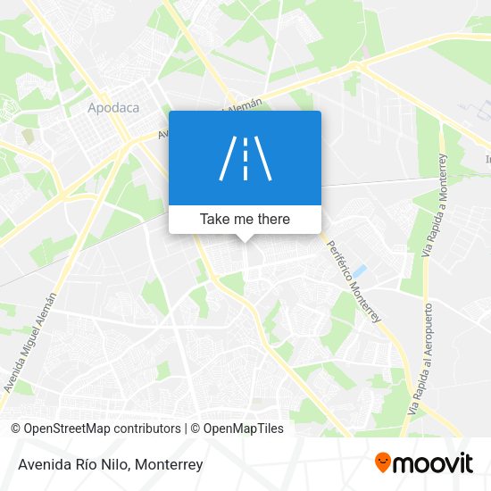 Avenida Río Nilo map