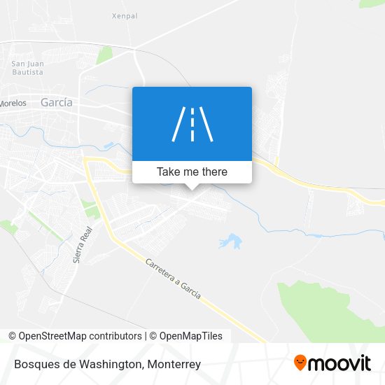 Bosques de Washington map