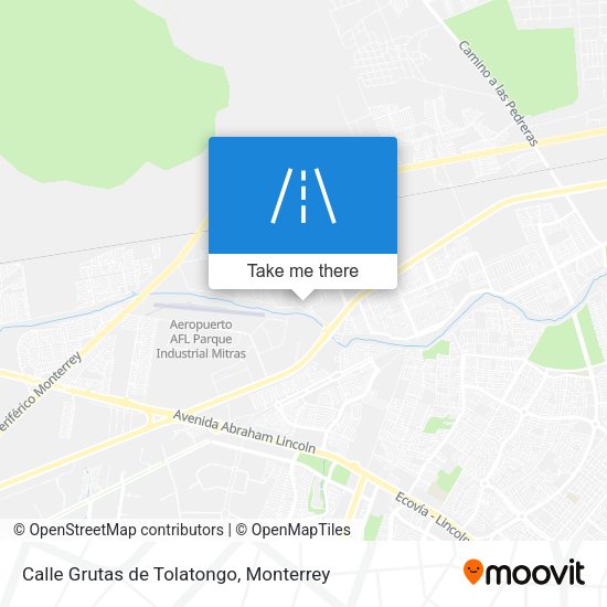 Calle Grutas de Tolatongo map