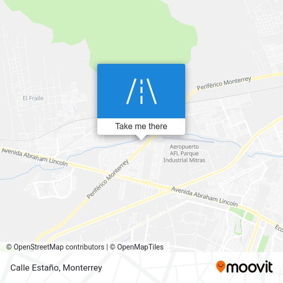 Mapa de Calle Estaño