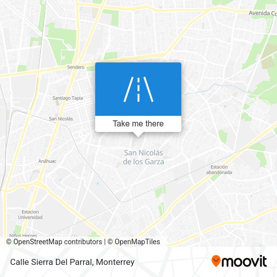Calle Sierra Del Parral map