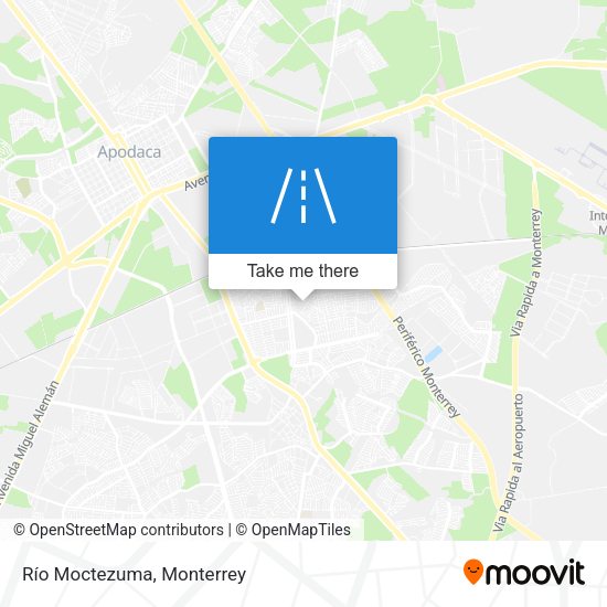 Río Moctezuma map