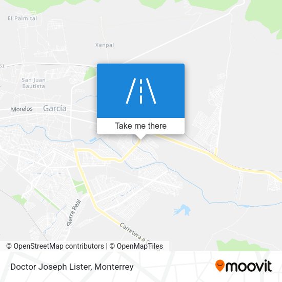 Doctor Joseph Lister map