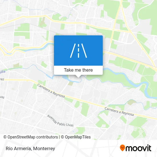 Río Armería map