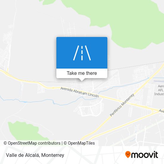 Mapa de Valle de Alcalá