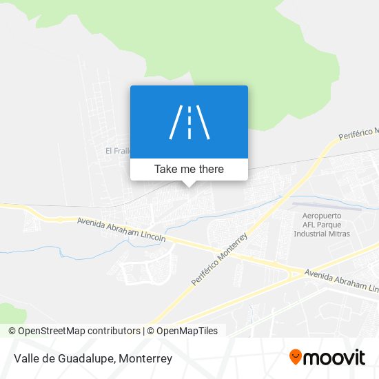 Valle de Guadalupe map