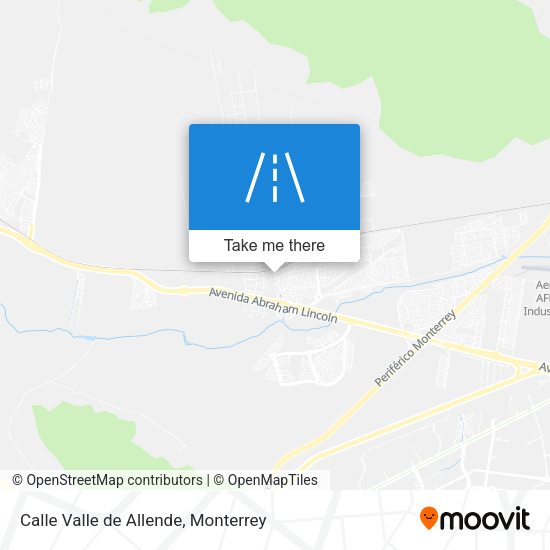 Calle Valle de Allende map