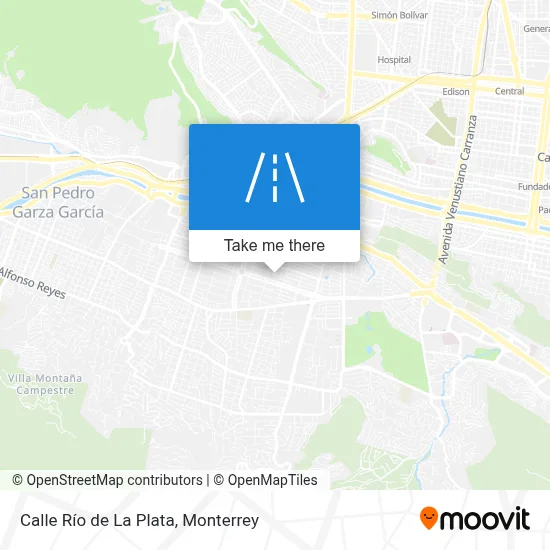 Calle Río de La Plata map