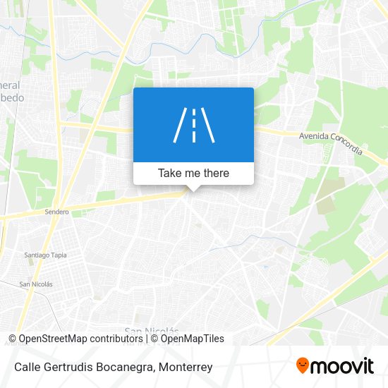 Calle Gertrudis Bocanegra map