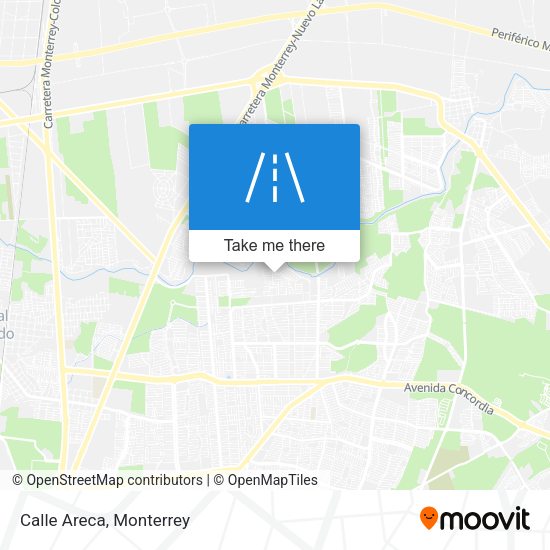 Mapa de Calle Areca