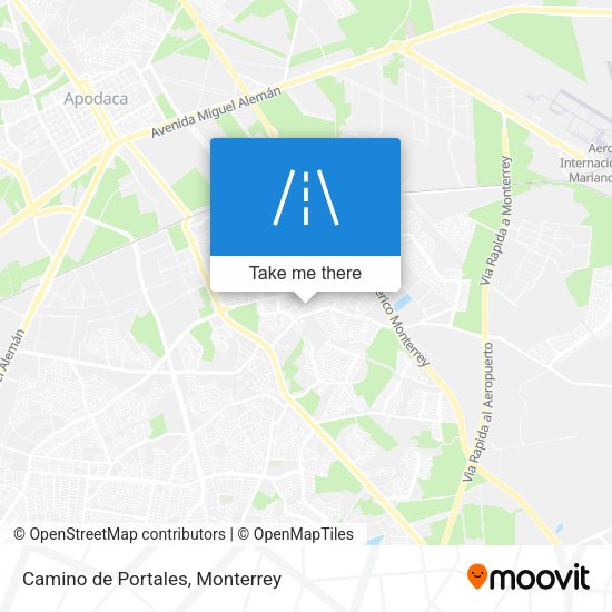 Mapa de Camino de Portales