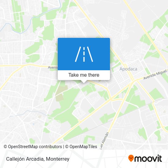 Mapa de Callejón Arcadia