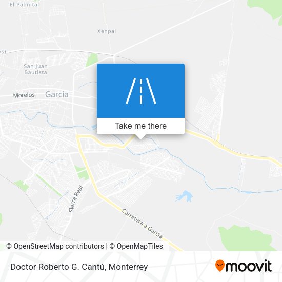 Doctor Roberto G. Cantú map