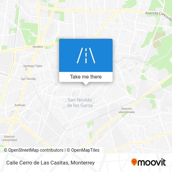 Calle Cerro de Las Casitas map