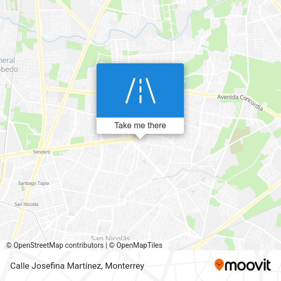 Mapa de Calle Josefina Martínez