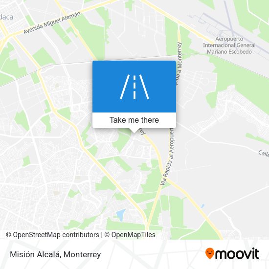 Misión Alcalá map