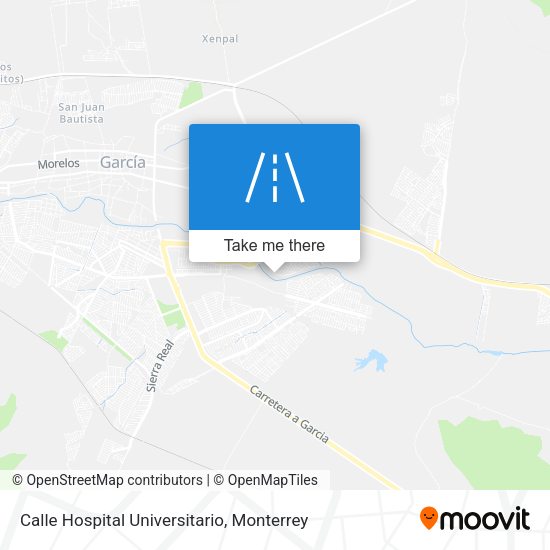 Calle Hospital Universitario map