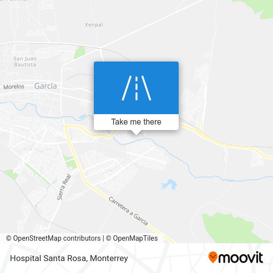 Hospital Santa Rosa map