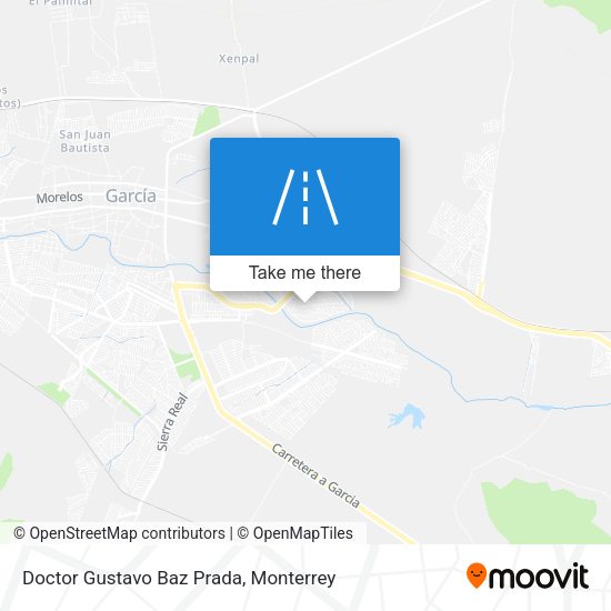 Mapa de Doctor Gustavo Baz Prada