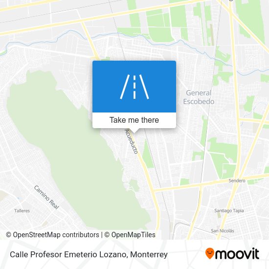 Mapa de Calle Profesor Emeterio Lozano