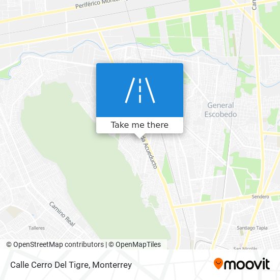 Mapa de Calle Cerro Del Tigre