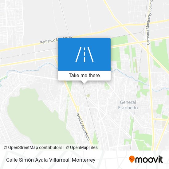 Mapa de Calle Simón Ayala Villarreal