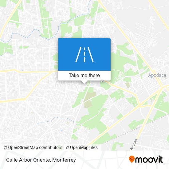 Calle Arbor Oriente map
