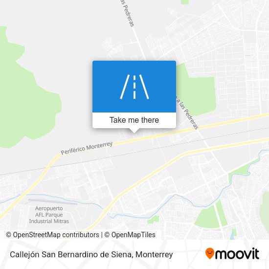 Callejón San Bernardino de Siena map